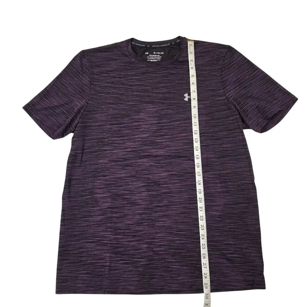 Under Armour Mens XL Vanish Tee Short Sleeve Athletic T Shirt Purple Heather